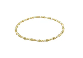 "JOLIE" 14K Gold Filled and FWP ball beaded Bracelet