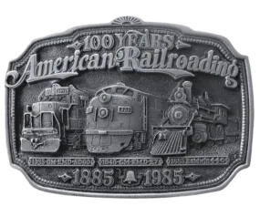 "Train kept a Rollin" Belt Buckle