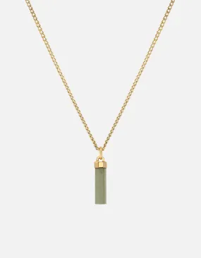 Remi Aventurine Necklace, Gold Vermeil