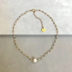 Renee Pearl Choker Neclace