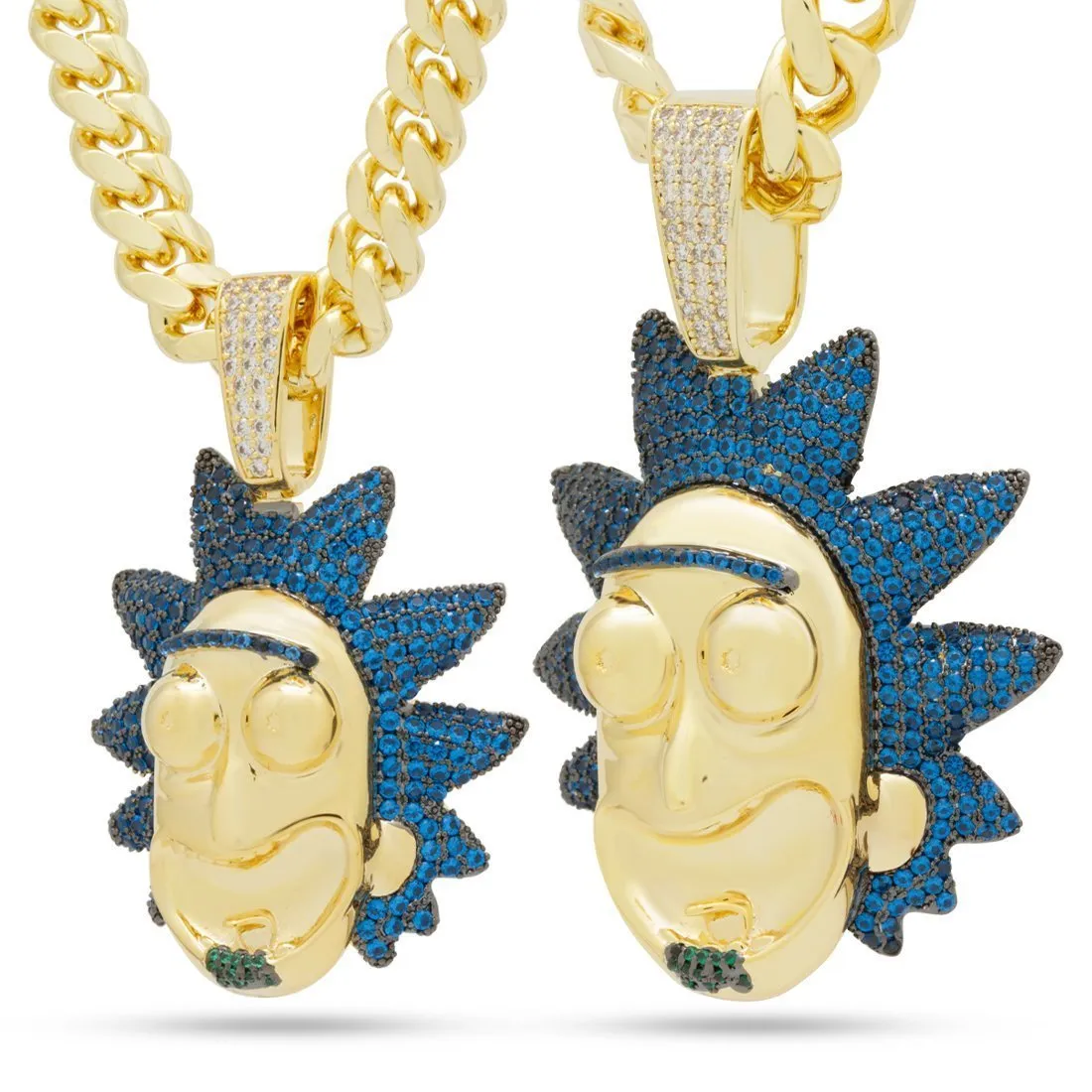 Rick and Morty x King Ice - XL Good Rick Necklace