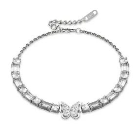 Rosalie Crystal Butterfly Bracelet