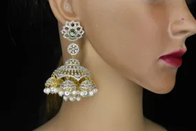 Royal Ravishing Diamond Jhumkas