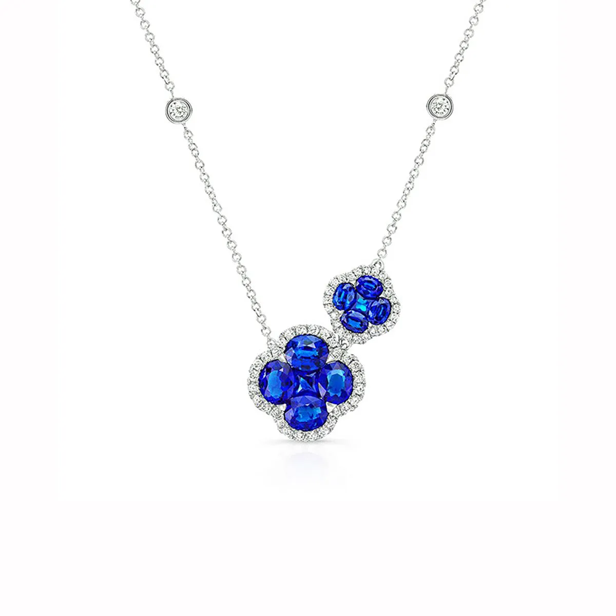 Sapphire and Diamond Necklace