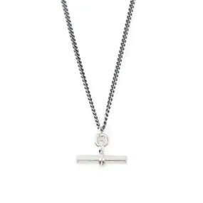 Silver T Bar Necklace