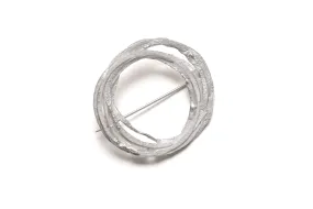 Silver Wrap Brooch