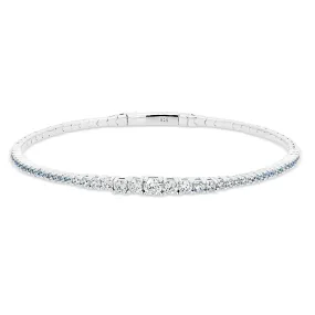 Single Row Graduated Flex Bracelet