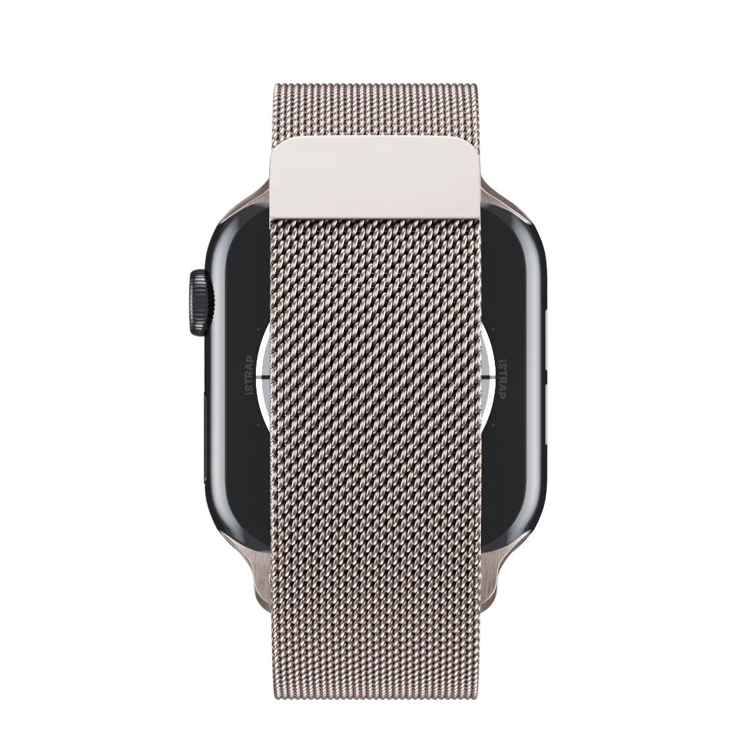 Starlight Milanese Loop for Apple Watch