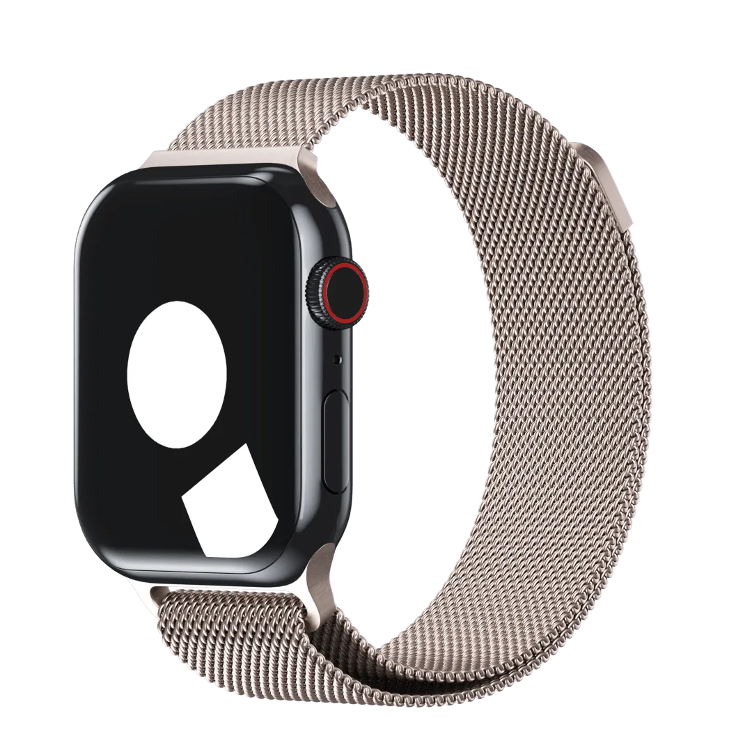 Starlight Milanese Loop for Apple Watch