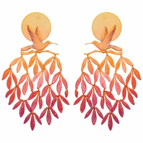 Sunset Tropical Tapestry Earrings