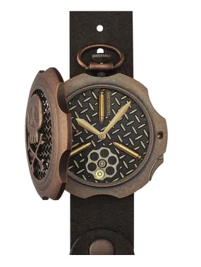 TAMBOORO Men’s watch - BULLET - DIRTY BRONZE - TB-102-BR-SL-CP