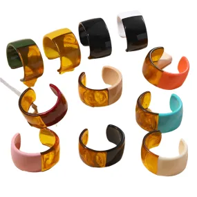 TEEK - Half Vintage Resin Cuff Bracelet Bangle