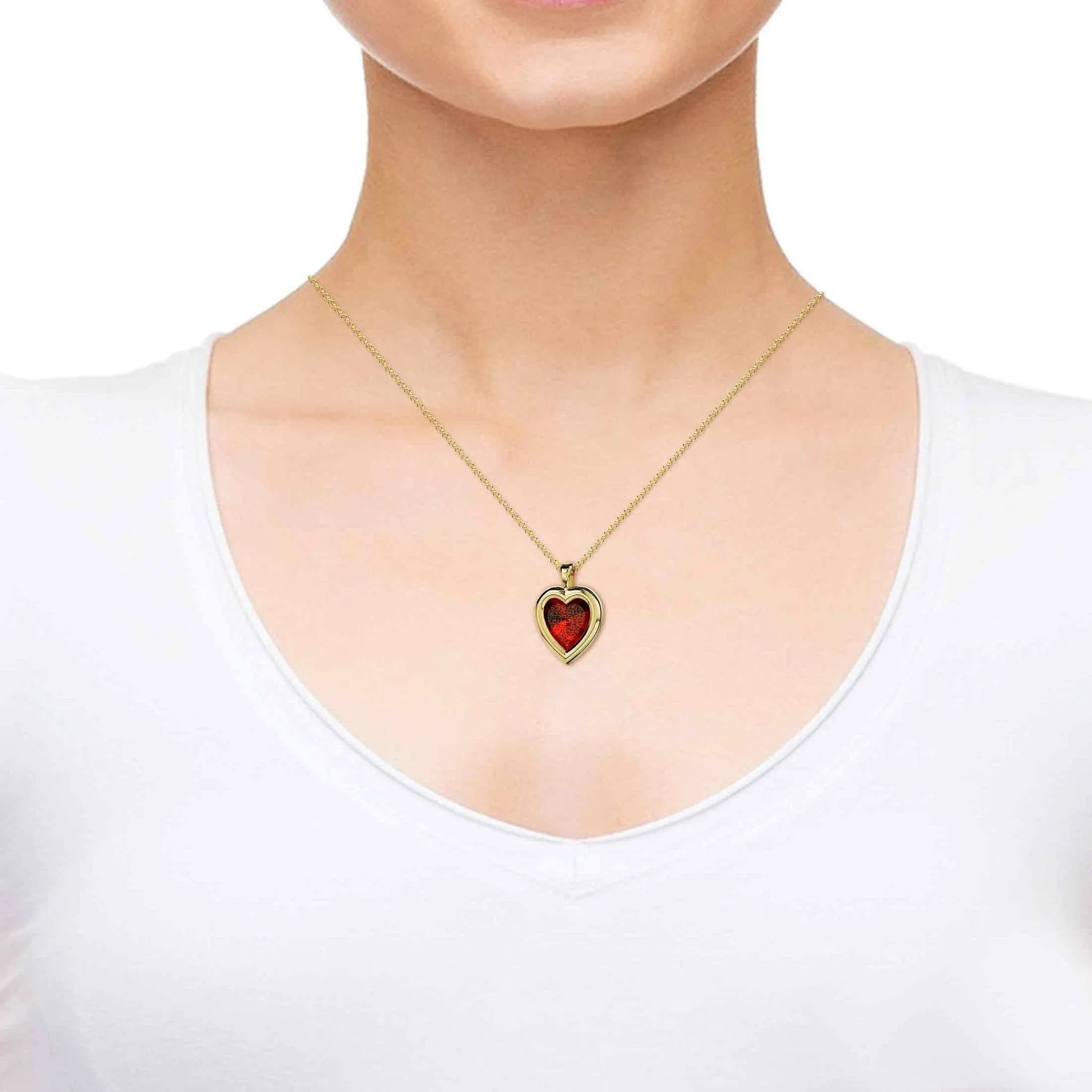 Thank You Mom, Sterling Silver Gold Plated (Vermeil) Necklace, Zirconia