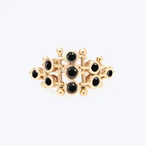 The Black Diamond Diadem Ring