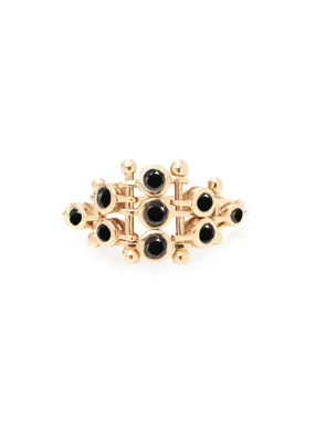 The Black Diamond Diadem Ring