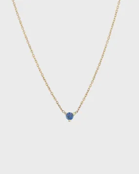 The Petite Sapphire Birthstone Necklace