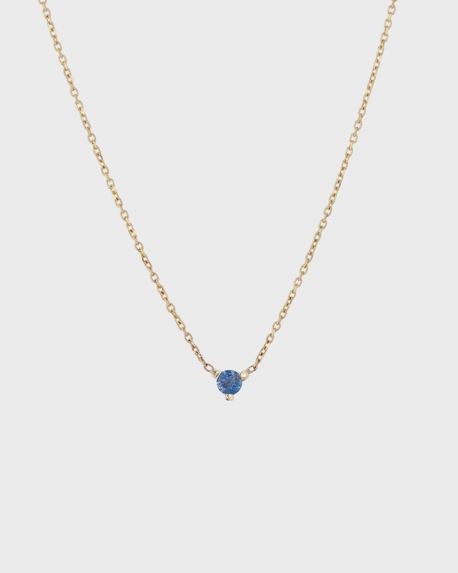 The Petite Sapphire Birthstone Necklace