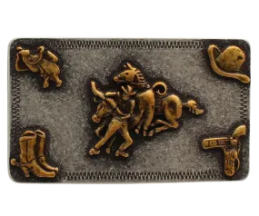 The "Bulldogger" Western Buckle