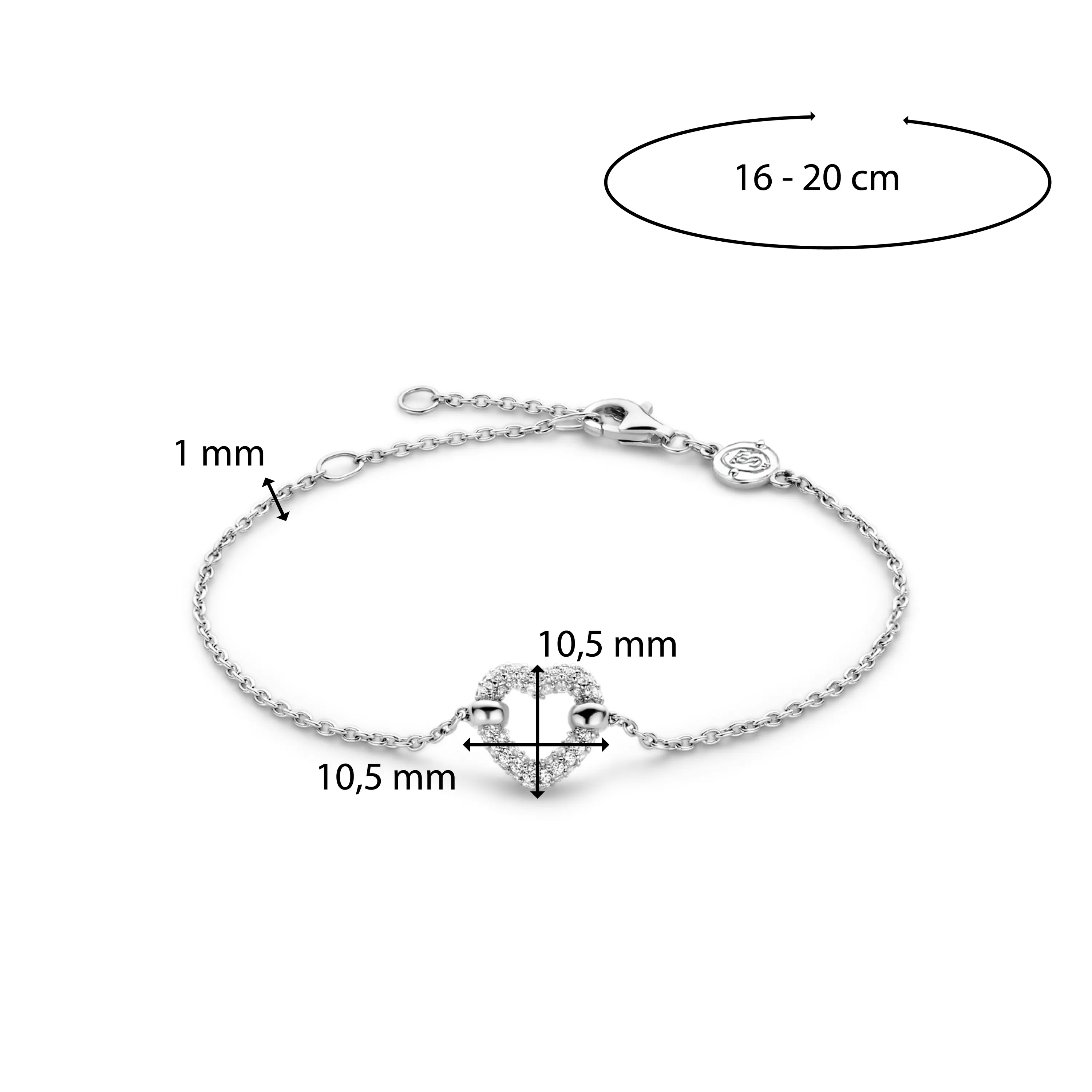 TI SENTO Bracelet 23017ZI