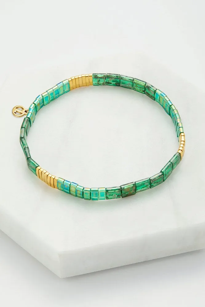 Tile Bracelet - Emerald