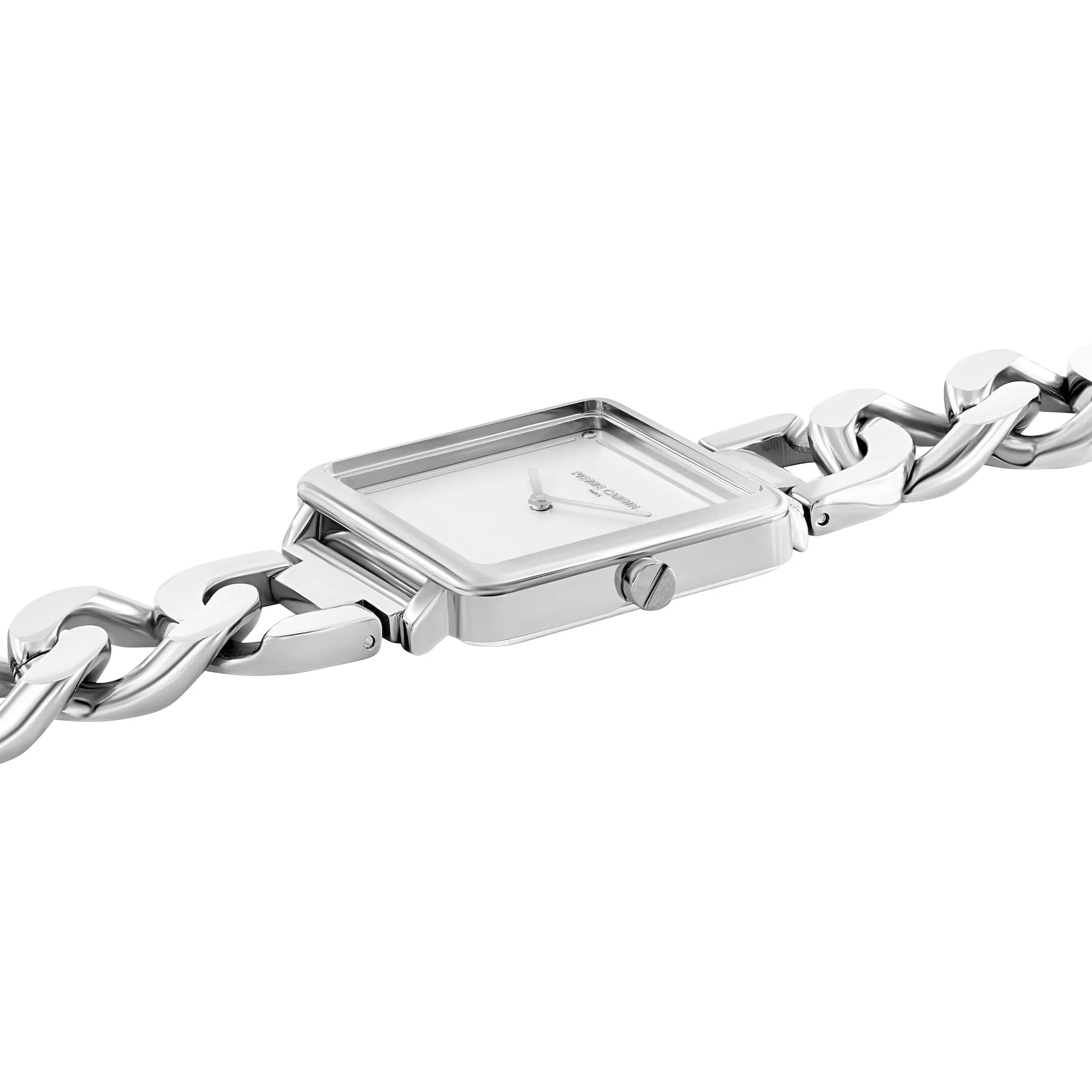 Vendôme Silver Watch with Chain Metal Strap