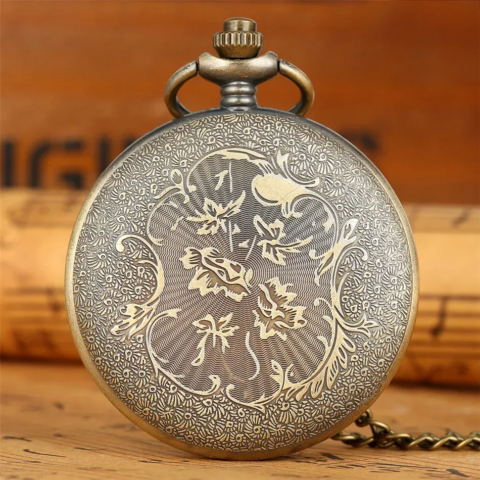 Vintage Bronze Remembering History American Veteran Pocket Watch