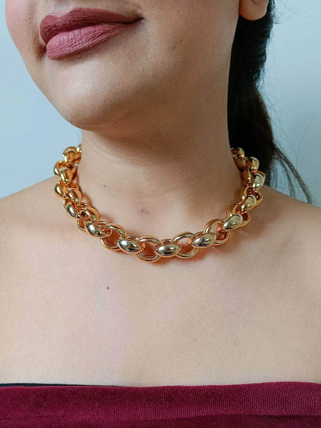 Vintage Chain Link Necklace