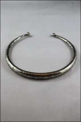 Vintage Embossed Metal Choker