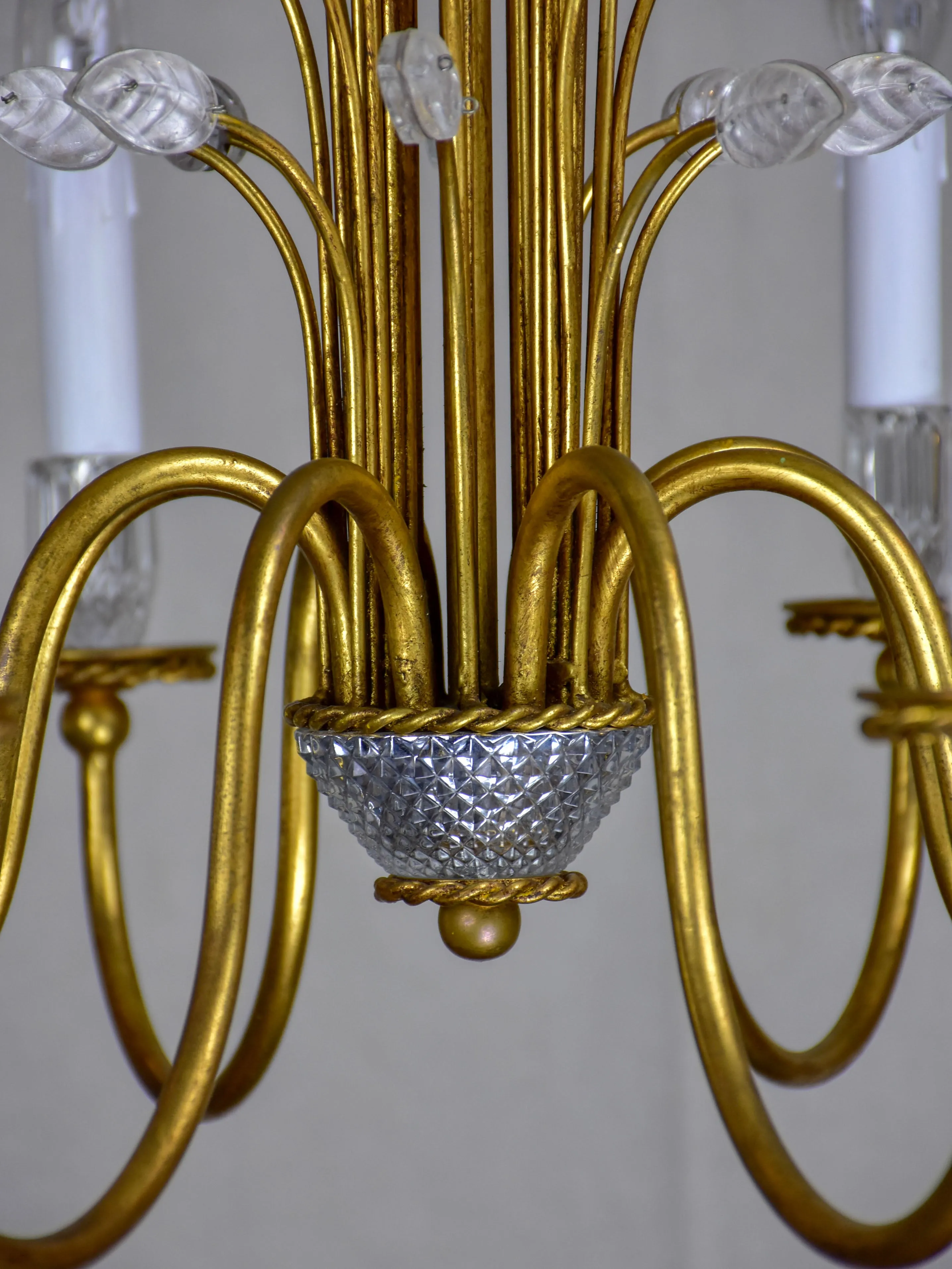 Vintage Italian chandelier in the style of Baguès